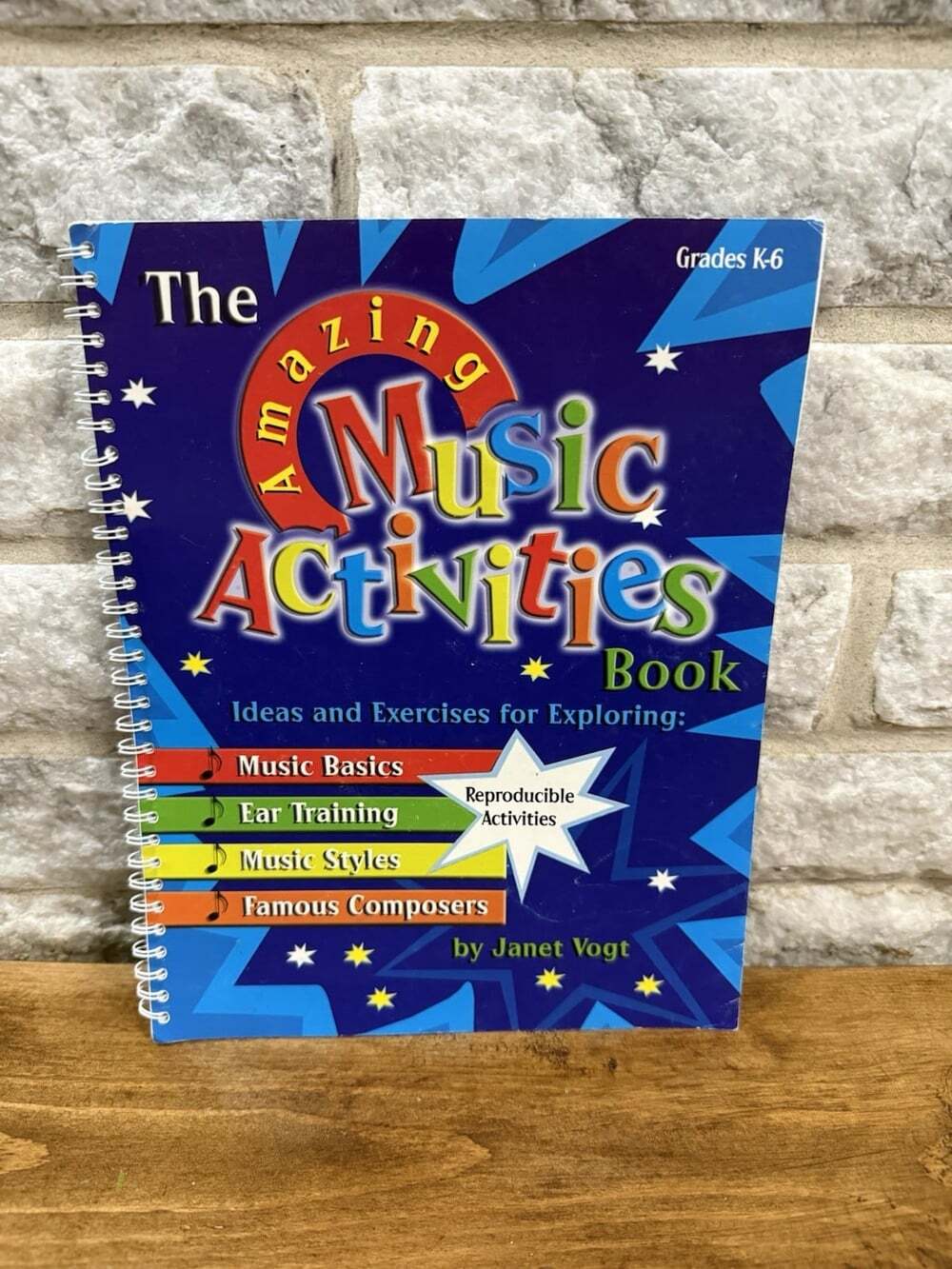 The Amazing Music Activities Book by Janet Vogt Spiral Bound Heritage Music